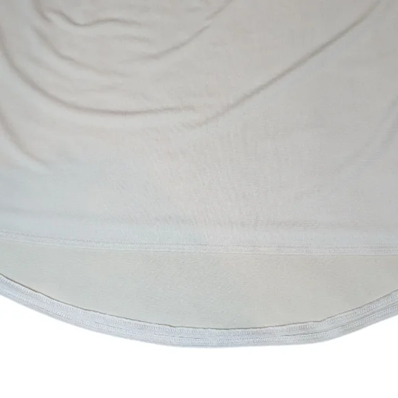 Express Cream Dressy Long Hem Double Lined Sleeveless Tank Top Women's Large NWT - Picture 5 of 16